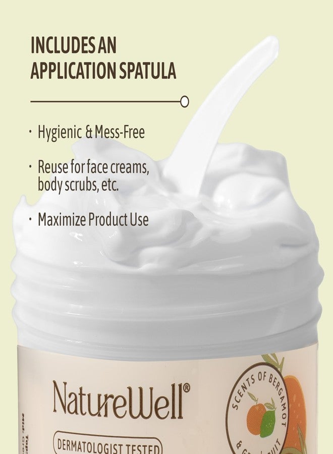 NATURE WELL Bergamot & Grapefruit Nourish & Energize Moisturizing Body Cream for Dry Skin, Infused with Natural Oils & Extracts, Non-Greasy, Lightweight, Helps Promote a Radiant Complexion, 16 Oz - Image 4